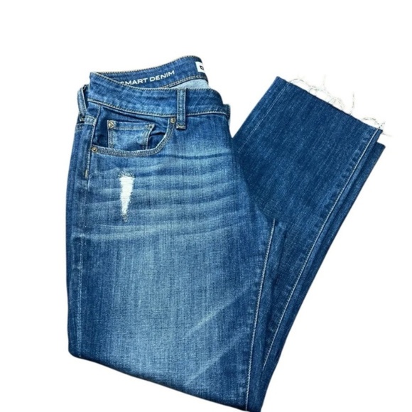 DL1961 Pants - DL1961 Women's Blue Smart Denim Riley Boyfriend Relaxed Jeans 25